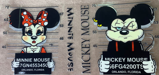 Mickey & Minnie Mugshot