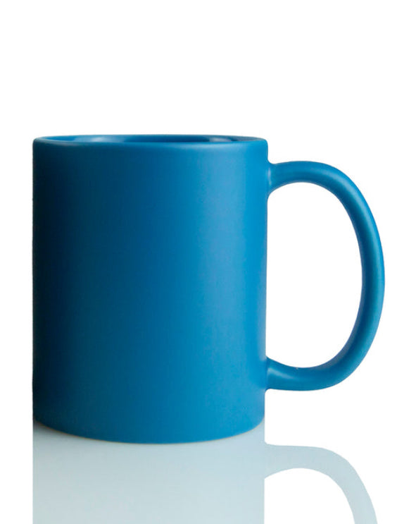 11oz. Frosted Blue Mug