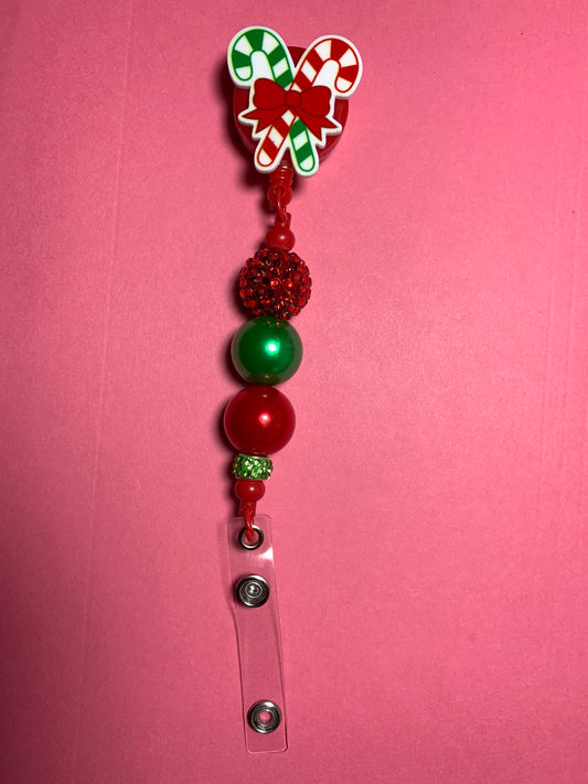 Candy Cane Badge Reel