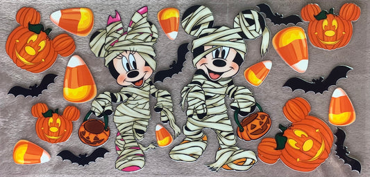 Mummy Mickey & Minnie Mouse