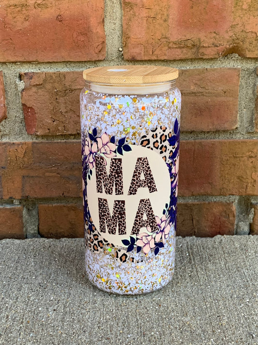 Cheetah Mama 16oz Tumbler