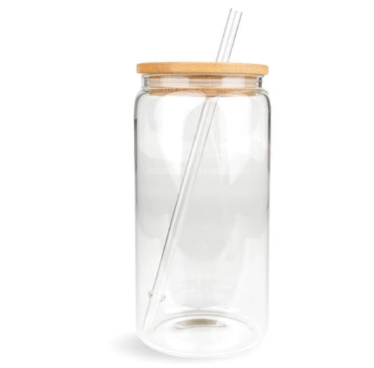 16oz. Single Wall Glass Can