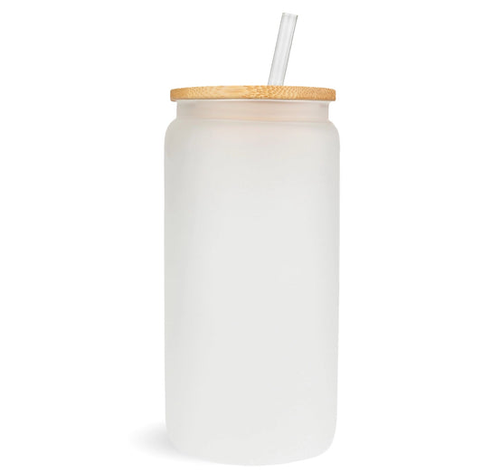 16oz. Single Wall Glass Can- Frosted